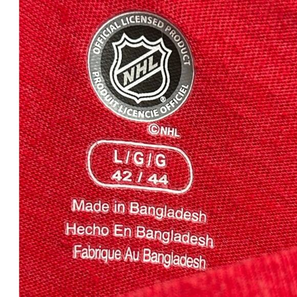 Chicago Blackhawks NHL Vintage Style Raglan Long Sleeve Shirt Large - Picture 3 of 5